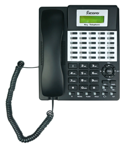 <span class=keywords><strong>Téléphone</strong></span> <span class=keywords><strong>fixe</strong></span> filaire avec identification de l'appelant <span class=keywords><strong>numérique</strong></span> exclusif Excelltel, modèle PH203 pour systèmes PBX - Product Image 1