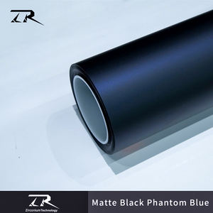 Пленка для авто ZIRUI Matte Black Phantom <span class=keywords><strong>Blue</strong></span> Color PPF, самовосстанавливающаяся защитная пленка из ТПУ, защита от УФ-излучения 99% - Product Image 4