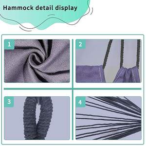 Supporto per sedia per amaca da esterno per interni con sedia a dondolo sospesa Max 450lbs - Product Image 4