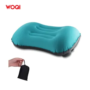 Woqi-almohada de aire compacta, Popular, para dormir durante la noche, senderismo, camping, mochilero