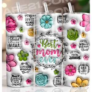 Bicchieri Mom con Coperchio e Cannuccia 20oz - Product Image 1