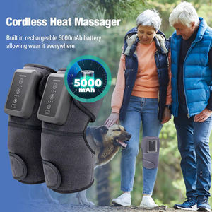 Heizendes Knie-Massagegerät zur Schmerzlinderung, Knie-Vibrationsmassagegerät, elektrisches Luftkompressions-Knie-Massagegerät mit Wärme - Product Image 2