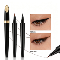 Crayon Eyeliner 24H Imperméable Anti-bavures Rendu de Couleur Lisse Créeur d'Effet Aile d'Oeil Noir
