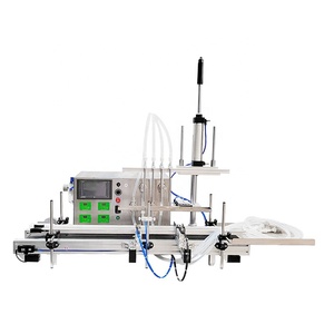 Liquide <span class=keywords><strong>de</strong></span> pompe magnétique <span class=keywords><strong>de</strong></span> quatre têtes petite machine <span class=keywords><strong>de</strong></span> remplissage <span class=keywords><strong>de</strong></span> bouteilles en verre <span class=keywords><strong>de</strong></span> 1 litre avec le convoyeur - Product Image 2