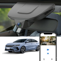 Caméra de tableau de bord de voiture OEM 4K Ultra HD à double objectif avec Wi-Fi, vision nocturne et moniteur de stationnement grand angle