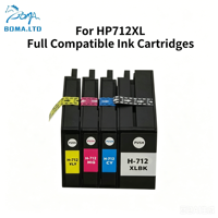 BOMA.LTD Vente en gros d'usine – Cartouche d'encre complète compatible HP712 712 712XL pour traceurs HP Designjet T650 T210 T230 T250 T630