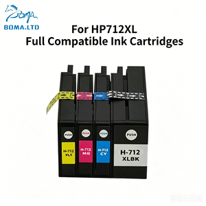 BOMA.LTD Venta al por Mayor de Fábrica, Cartucho de Tinta Completo Compatible con HP712 712 712XL <span class=keywords><strong>para</strong></span> Plotters <span class=keywords><strong>HP</strong></span> <span class=keywords><strong>Designjet</strong></span> T650 T210 T230 <span class=keywords><strong>T250</strong></span> T630 - Product Image 2