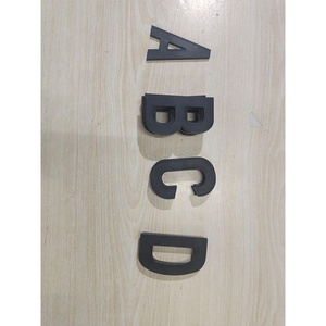 Lettres et chiffres personnalisés en acrylique pour plaques d'immatriculation de voiture, moto, <span class=keywords><strong>remorque</strong></span>, décoration de voiture, finition brillante - Product Image 1