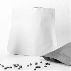 Специальная форма, многоразовые стоячие пластиковые мешки на молнии, персонализированные матовые мешки для кофе, стоячие мешки для кофе
