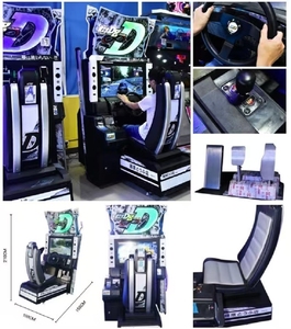Machine de jeu vidéo de course automobile Initial D Arcade, à monnayeur, avec écran LCD 32 pouces - Product Image 1