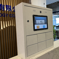 Armoire à clés de voiture intelligente 24 heures sur 24 avec serrure électronique Casiers de rangement intelligents pour magasin de lavage de voiture ou magasin 4S