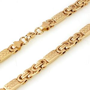 Parures de bijoux tendance en acier inoxydable de luxe, inaltérables et durables, style coréen, plaqué or 14k 18k, pour hommes et femmes - Product Image 4