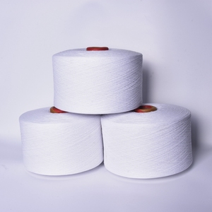 직접 공장 표백 흰색 재활용 재생 혼합 면화 원사 - Product Image 1