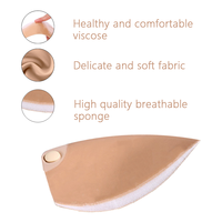Soutien-gorge en éponge adhésif réutilisable imperméable multi-boutons de style nouveau avec bretelles transparentes