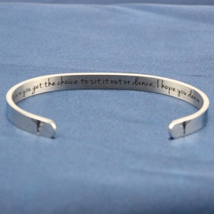 Joycuff แฟชั่น Inspirational เครื่องประดับ Infinity I <span class=keywords><strong>Love</strong></span> Dance บัลเล่ต์ Cuff สร้อยข้อมือ Dancer - Product Image 5