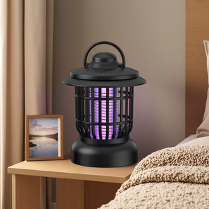 Lampe anti-moustiques rechargeable transfrontalière à choc électrique pour extérieur, avec lumière nocturne à respiration simulée <span class=keywords><strong>CO2</strong></span>, idéale pour le voyage et le camping - Product Image 1
