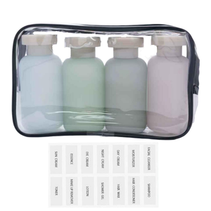Botella de Tónico Cosmético PET Transparente Personalizada de Lujo con Tapa de Cúpula, Diseño Esmerilado Suave al Tacto, Envase Vacío para Lociones para el Cuidado de la Piel - Product Image 1