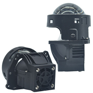 Factory Wholesale New <b>Car</b> LED Headlights M9 Model Aviation Aluminum 3-Inch Bi-Xenon Projector Lens 65W High-Power Dual-<b>Lamp</b> Cup - Product Image 1