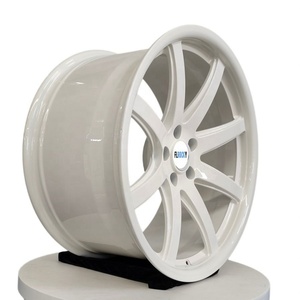 Jantes forgées Flrocky 22 pouces blanc mat style classique pour Porsche Cayenne E3 (9Y) Turbo GTS 2018-2023 sur mesure, neuves, PCD 5x114.3 - Product Image 3