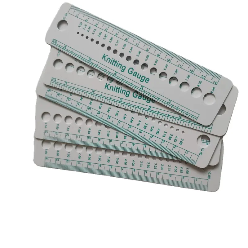ruler 30 cm plastic Knitting Needle Gauge Measuring Tools cloth accessories DIY knitting gauge ruler