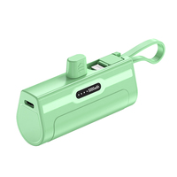 Mini banque de puissance de chargeur rapide Portable 5000mah Mini banque de puissance pour la banque de puissance mignonne de Offre Spéciale avec le chargeur de prise
