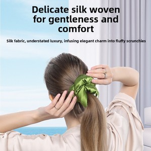 Coleteros de <span class=keywords><strong>Seda</strong></span> de Morera Grande de 30 Momme, XL, para Cabello Fino, para Mujeres y Niñas, Venta al por Mayor - Product Image 4
