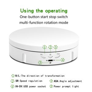 Plataforma Giratoria de 14.6cm para Exhibición, Espejo Giratorio de 360° para Fotografía, Video, y Estudio Fotográfico - Product Image 3