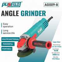 Meuleuse d'angle électrique pour couper et meuler, 850W, 10000 tr/min, moteur en cuivre avec disque de 115/125 mm