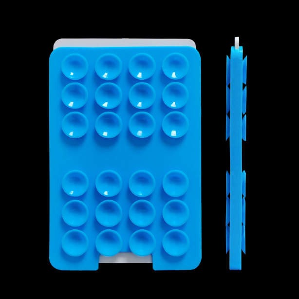 Sky Blue Card insertion, double-sided suction cup, logo