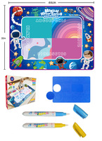 Tapis de dessin à l'eau de dessin animé en gros 2026, planche à dessin, jouets éducatifs, tapis de gribouillage avec stylos magiques pour enfants
