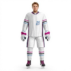 Maillot de Hockey sur Glace pour Adultes, Fabrication OEM au Pakistan, Sublimation Frontale, Respirant, Imperméable, pour Équipes Sportives - Vente en Gros - Product Image 1