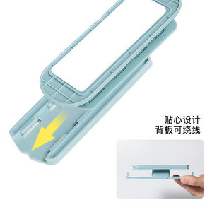 Support mural pour multiprise sans perçage, <span class=keywords><strong>fixation</strong></span> <span class=keywords><strong>adhésive</strong></span> et organisateur de câbles - Product Image 2