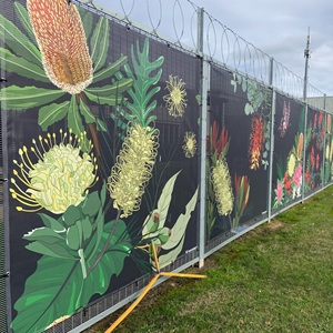 ที่คลุมสวนรั้วตาข่ายพีวีซีออกแบบได้ตามต้องการสำหรับพืชและป่าไม้รั้วกลางแจ้ง - Product Image 2