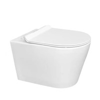WC suspendu avec réservoir encastré, WC moderne en céramique, bidet avec pulvérisateur