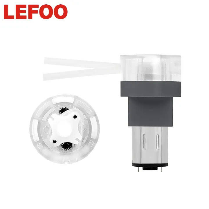 LEFOO 6v 12v DC Motor high performance small peristaltic pump mini perstaltic pump for medical device