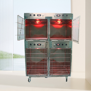 CH 304 acier inoxydable fer pliable chien chenil haute qualité luxe moderne sécurisé Durable résistant à l'eau plateau en plastique Simple - Product Image 4