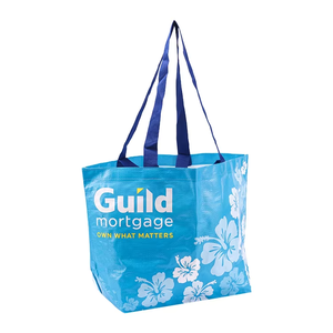 Tùy chỉnh thêm lớn Tote Túi mua sắm nhiều màu <span class=keywords><strong>PP</strong></span> dệt nhiều lớp Tote Túi với logo cá nhân in - Product Image 6