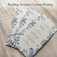 Invitations de mariage personnalisées modernes, dorées à chaud, avec monogramme en relief, design personnalisé, imprimées avec enveloppes