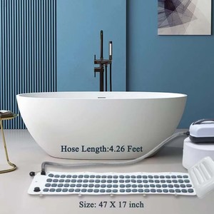 Offre Spéciale Balnéothérapie Spa Baignoire Tapis de massage à bulles Intelligent et réglable par télécommande Design unisexe - Product Image 1