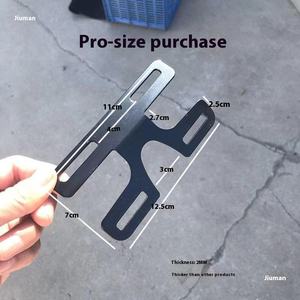 Nuevo soporte de luz trasera de vehículo eléctrico estándar nacional, marco de hierro, soporte para matrícula, accesorios para <span class=keywords><strong>bicicleta</strong></span> - Product Image 5