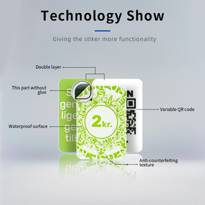 Etiqueta Adhesiva de Vinilo de Doble Capa Personalizada con Logotipo Yiko, Etiqueta Autoadhesiva de Doble Cara, Impermeable, Desprendible para Botellas - Product Image 3