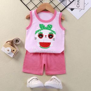 Ensemble de vêtements pour enfants, veste et short en coton d'été, nouveau modèle pour garçons et filles, version coréenne, vêtements pour bébés, vente en gros de vêtements pour enfants - Product Image 3