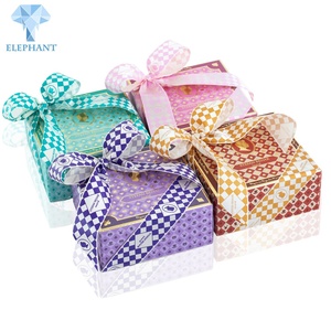 Custom Made Hot Sale Best Price Diecut Flat Pack Folding Wedding Candy <b>Box</b> - Product Image 2