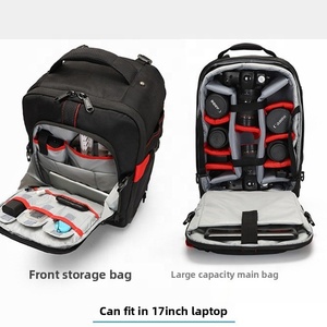 Рюкзак для камеры DSLR с ручкой и подкладкой, водонепроницаемая нейлоновая сумка для фотосъемки - Product Image 4