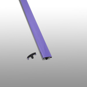 MH phụ kiện nội thất màu tím 12mm bảng nhựa PVC t đúc hình dạng cạnh dải - Product Image 2