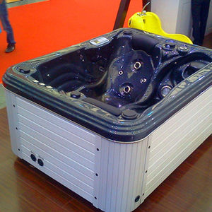 Sunrans 2 인 현대 스파 아크릴 섹시한 일본 마사지 온수 욕조 하이드로 실내 야외 스파 온수 욕조 2 개의 안락 의자 - Product Image 1