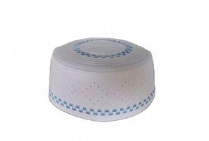 Nouveaux chapeaux de prière islamiques pour hommes, bonnets musulmans tricotés Taqiyah Takkhe respirants, rayés, quatre saisons, design gaufré, pour la prière (Namaz) - Product Image 4