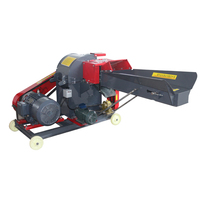 Petite machine agricole domestique pour la coupe de la paille, nouveau design, broyeur d'herbe avec moteur et boîte de vitesses pour pâturage et alimentation animale