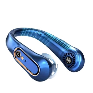 Portable Wearable Neck 100 Levels Adjustable Speed Usb-C Rechargeable 4000Mah Digital Display Silent Cooling Fan - Product Image 1