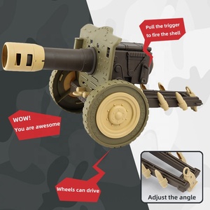 Lanzador de Juguete de Airsoft de Plástico con Expulsión de Casquillos, Tanque de Balas de Espuma Suave con 3 Balas - Product Image 5